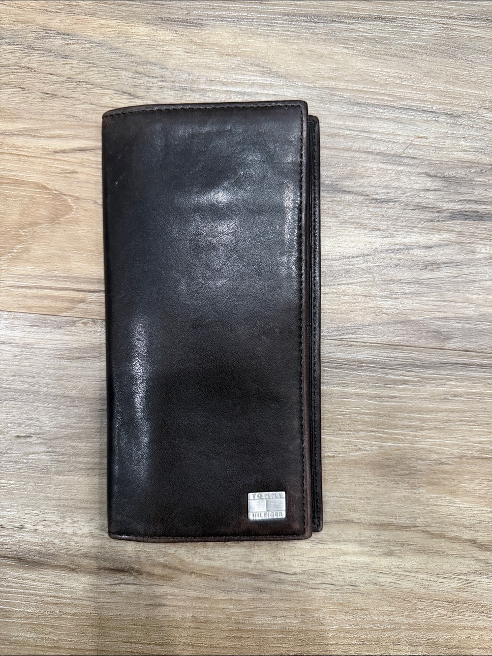 Tommy Hilfiger Leather Long Wallet - Brown